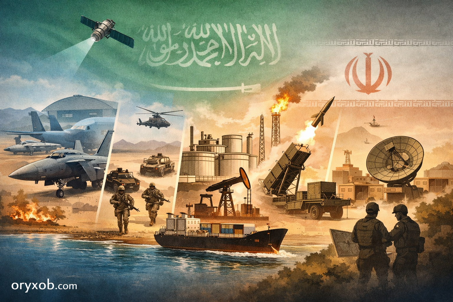 Preparations inside Saudi territory suggest they form part of US arrangements to launch a war against Iran