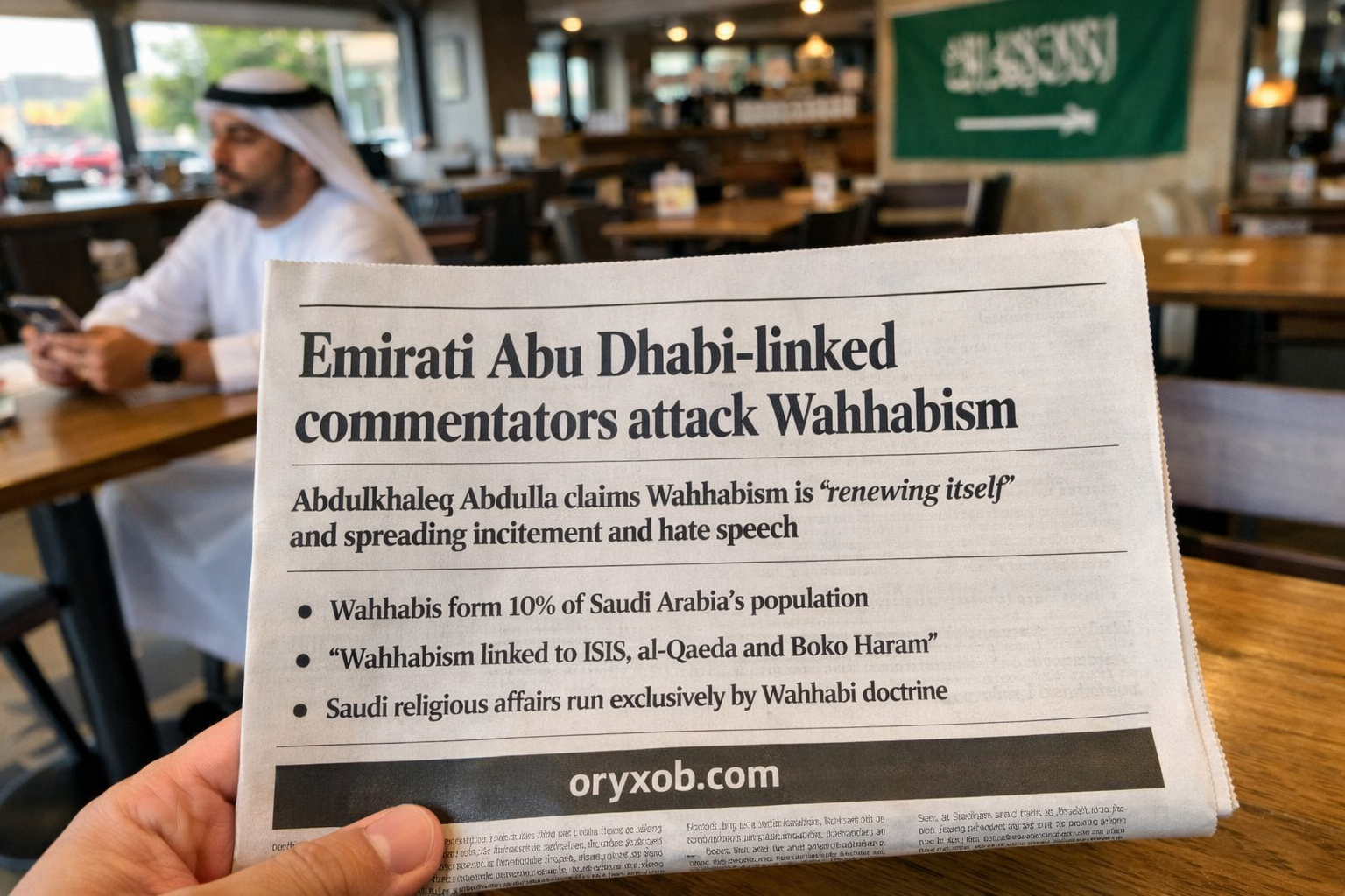 Emirati Abu Dhabi-linked commentators attack Wahhabism
