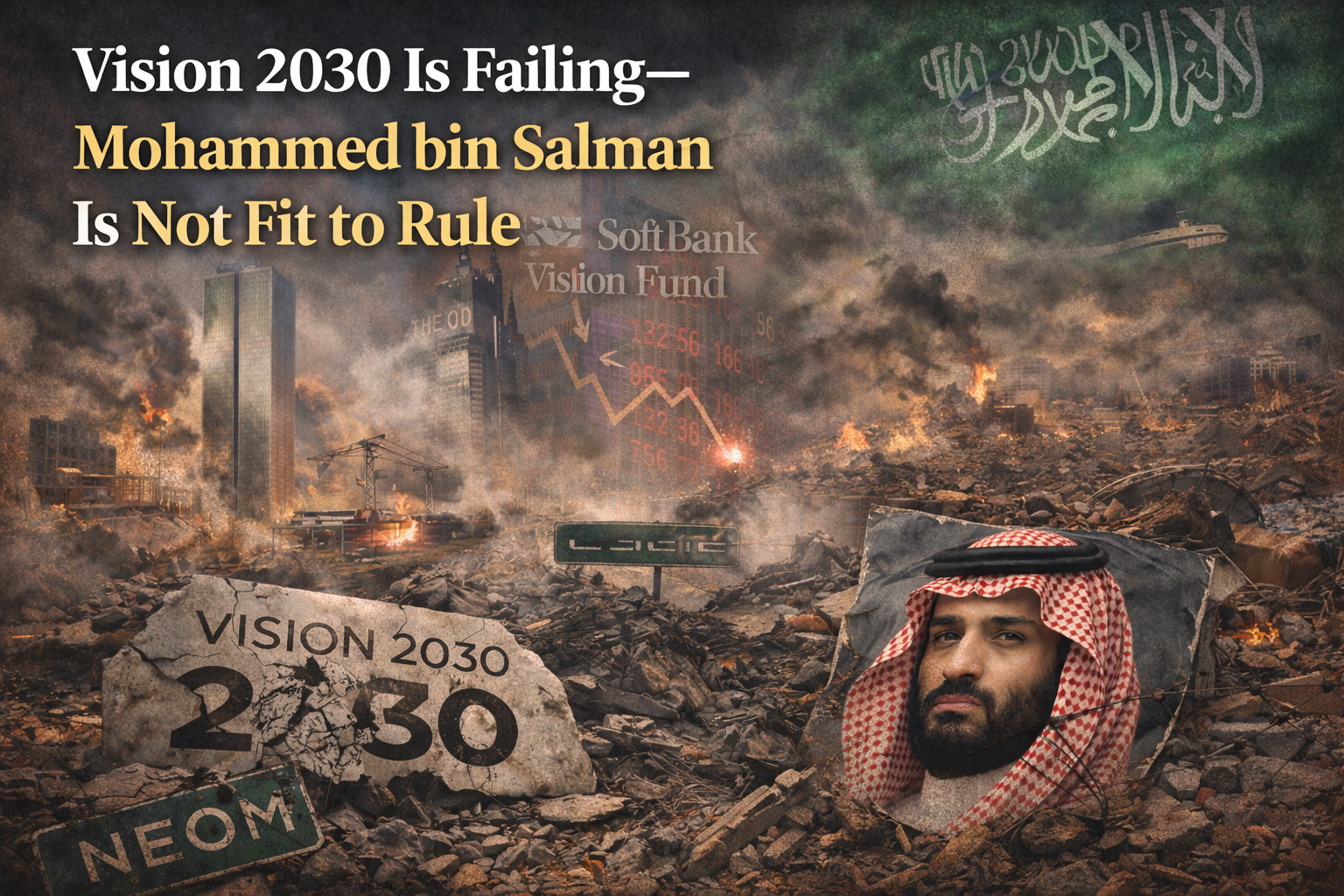 Vision 2030: How Mohammed bin Salman’s Grand Project Became a Monument to Failure