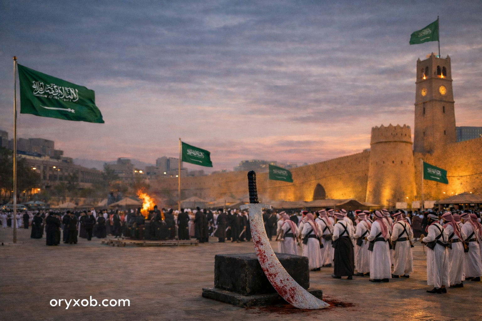 Founding Day celebrations in Riyadh are being held in a square long associated with public executions