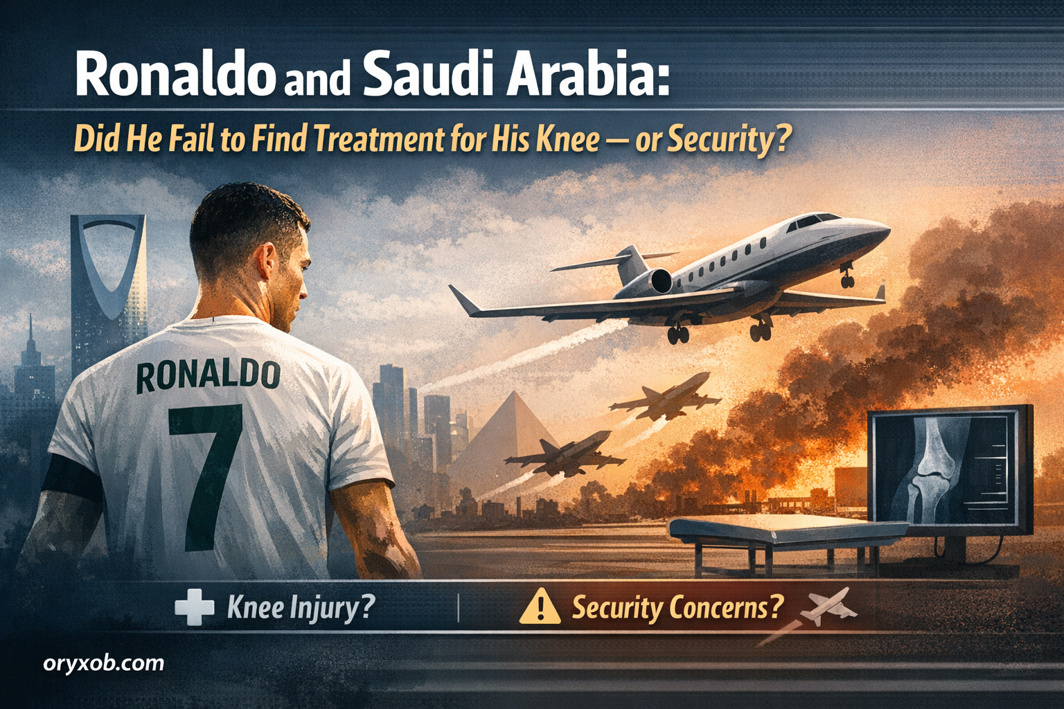 Ronaldo and Saudi Arabia: Did He Fail to Find Treatment for His Knee — or Security?