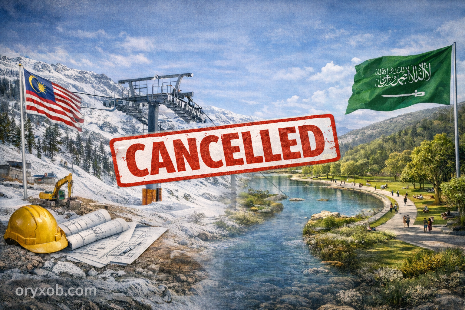 Official: ‘Trojena Ski’ Project in Tabuk Cancelled; Malaysian Contractor Threatens Legal Action Over Compensation