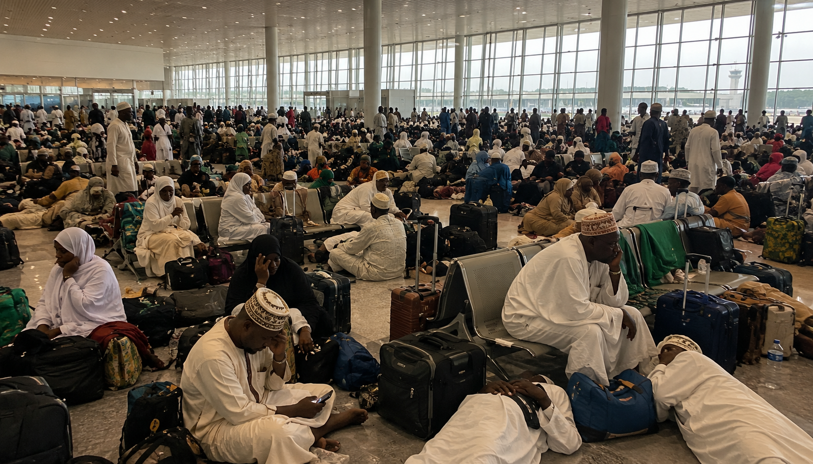 Saudi airline Flynas leaves hundreds of Nigerian pilgrims stranded after last-minute flight cancellations