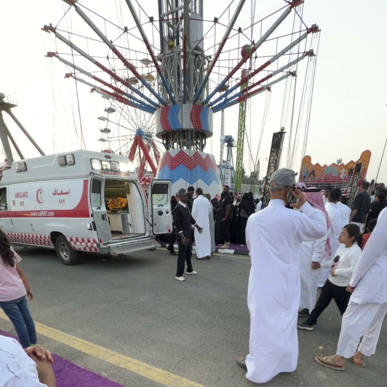 Abha: Injuries After Ride at Asir Emirate Festival Collapses