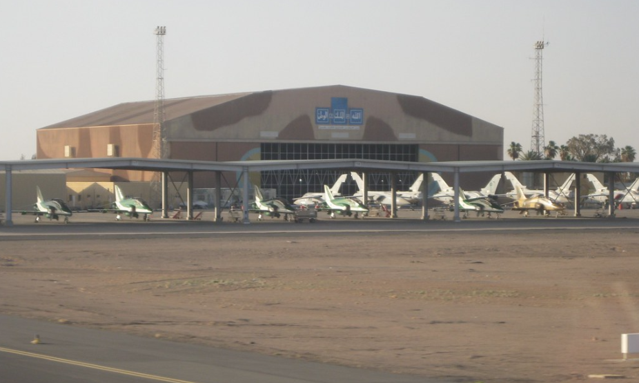 US military building facilities at Tabuk Air Base